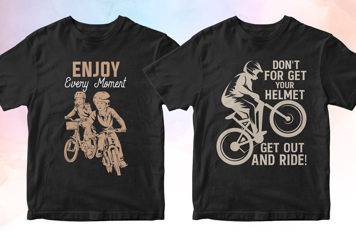 enjoy every moment, don't forget your helmet get out and ride, cyclist t shirts bicycle tee shirt bicycle tee shirts bicycle t shirt designs t shirt with bike design