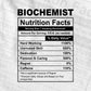 Biochemist Nutrition Facts Editable Vector T-shirt Design in Ai Svg Files