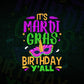 Birthday Gift Idea Celebration Masquerade Costume Mardi Gras Editable Vector T-shirt Design in Ai Svg Png Files