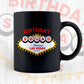 Birthday Squad in Fabulous Las Vegas Nevada Editable Vector T-shirt Design in Ai Svg Png Printable Files
