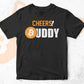 Bitcoin Buddy Cheers Crypto BTC Editable Vector T-shirt Design in Ai Svg Files