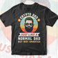 Bitcoin Dogecoin Crypto Dad Just Like A Normal Dad Editable Vector T-shirt Design in Ai Svg Png Printable Files