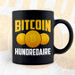 Bitcoin Hundredaire Crypto Btc Bitcoin Editable Vector T-shirt Design in Ai Svg Files
