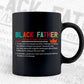 Black Father Noun Father's Day Gifts Classic Vector T-shirt Design in Ai Svg Png Cutting Printable Files