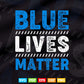 Blue Lives Matter Bold Support Police Svg Cricut Files.