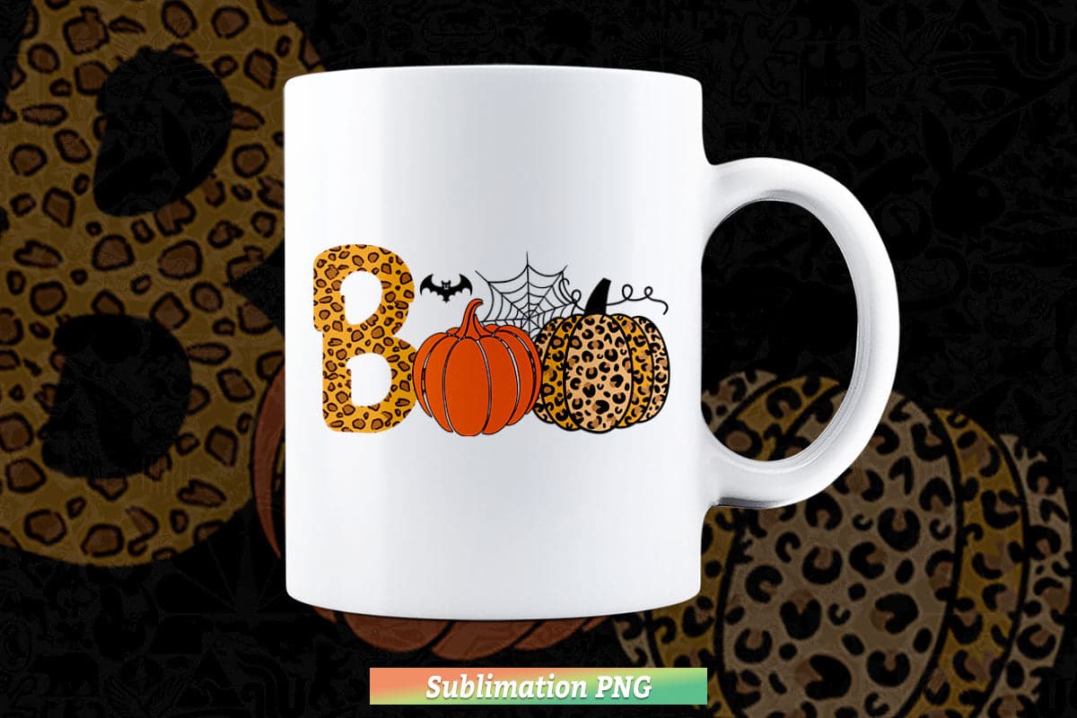 Boo Halloween Sublimation Kids Halloween Png Cut Files.