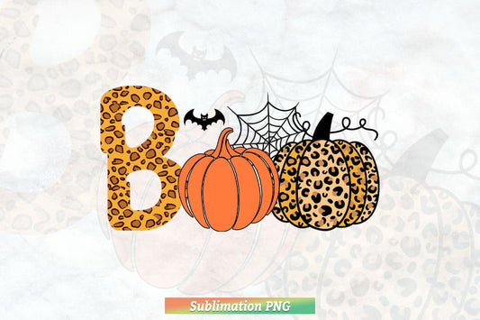 Boo Halloween Sublimation Kids Halloween Png Cut Files.