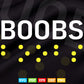 Boobs in Contracted Braille Day Svg T shirt Design.