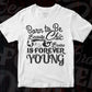 Born To Be Beauty Chic Brain Is Forever Young Motivational Vector T-shirt Design in Ai Svg Png Files