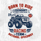 Born To Ride Legendary The World League Auto Racing Editable T shirt Design In Ai Svg Printable Files