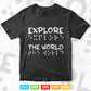Braille Explore the World Inspirational Blind Svg T shirt Design.