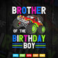 Brother of The Birthday Boy Funny Monster Truck In Svg Png Files.