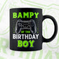Bumpy Of The Birthday Boy With Video Gamer Editable Vector T-shirt Design in Ai Svg Files