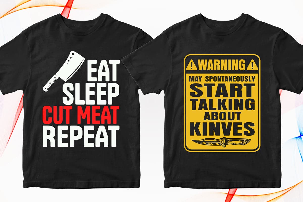eat sleep cut meat repeat, may spontaneously start talking about knives, butcher shirt, butcher t shirt, butcher clothes, butcher apparel