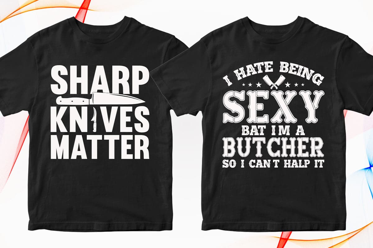 butcher shirt, butcher t shirt, butcher clothes, butcher apparel