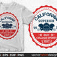 California Superior 1978 Quality College Sports American Football Editable T shirt Design Svg Cutting Printable Files