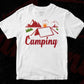 Camping Adventure T shirt Design In Svg Png Cutting Printable Files