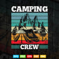 Camping Crew Vintage Retro Camper Svg Digital Files.