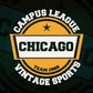 Campus League Chicago Team 1988 Vintage Sports Vector T shirt Design in Ai Png Svg Files