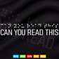 Can You Read This Braille Inside Jokes Svg Png Files.