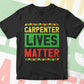 Carpenter Lives Matter Editable Vector T-shirt Designs Png Svg Files