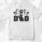 Cat Dad Animal T shirt Design In Svg Png Cutting Printable Files