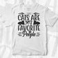 Cats Are My Favorite People T shirt Design In Svg Png Cutting Printable Files