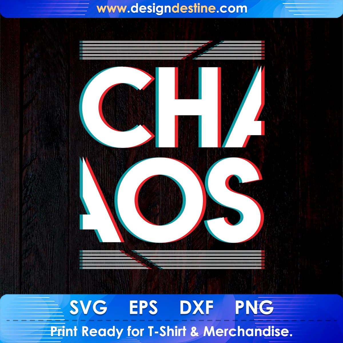 Chaos T shirt Design In Svg Cutting Printable Files
