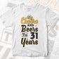 Cheers and Beers to 31 Years Birthday Editable vector T-shirt Design in Ai Svg Files