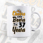 Cheers and Beers To 37 Years Birthday Editable vector T-shirt Design in Ai Svg Files