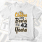 Cheers and Beers To 42 Years Birthday Editable Vector T-shirt Design in Ai Svg Files
