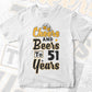 Cheers and Beers To 51 Years Birthday Editable Vector T-shirt Design in Ai Svg Files
