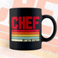 Chef Limited Edition Editable Vector T-shirt Designs Png Svg Files