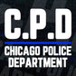 Chicago Police Department Thin Blue Line C.P.D Editable Vector T shirt Design in Ai Png Svg Files.