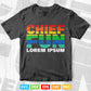 Chief Fun Officer Funny Dad's Fathers Day Svg Png Cut Files.