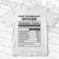 Chief Technology Officer Nutrition Facts Editable Vector T-shirt Design in Ai Svg Files