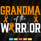 Childhood Cancer Awareness grandma Of The Warrior Svg Png Cut Files.