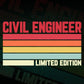 Civil Engineer Limited Edition Editable Vector T-shirt Designs Png Svg Files