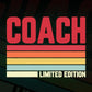 Coach Limited Edition Editable Vector T-shirt Designs Png Svg Files