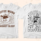 Coffee 50 Editable T-shirt Designs Bundle Part 1