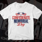Confederate Memorial Day 4th Of July Vector T-shirt Design in Ai Svg Png Files