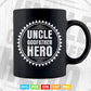 Cool Uncle Godfather Hero Svg Png Cut Files.