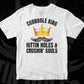 Cornhole King Hittin Holes And Crushin Souls Cornhole Editable T shirt Design In Ai Svg Png Cutting Printable Files