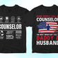 Counselor 25 Editable T-shirt Designs Bundle