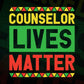 Counselor Lives Matter Editable Vector T-shirt Designs Png Svg Files