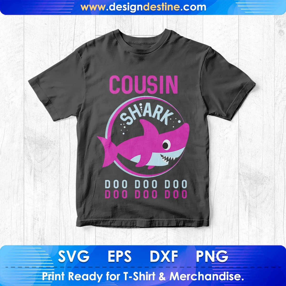 Cousin shark best sale doo doo shirt