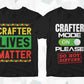 Crafter 25 Editable T-shirt Designs Bundle