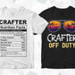 Crafter 25 Editable T-shirt Designs Bundle