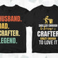 Crafter 25 Editable T-shirt Designs Bundle