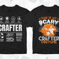 Crafter 25 Editable T-shirt Designs Bundle